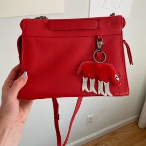 Min&Mon Red Crossbody Bag